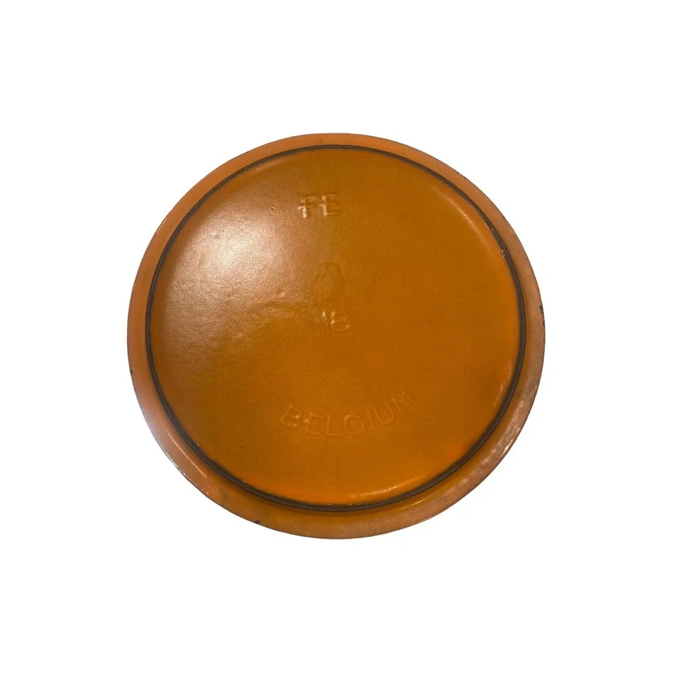 DESCOWARE Simmer Pot Orange Cast Iron Enamel With‎ Lid 7